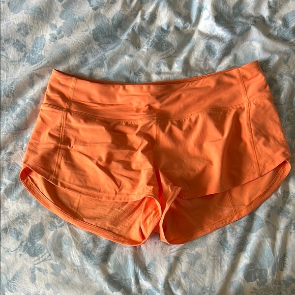 lululemon athletica Pants - lululemon athletica Vibrant Orange Athletic Shorts